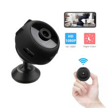 Домашняя беспроводная камера для умного дома 1080p HD с 2-сторонней аудиосистемой ночного видения с магнитной подставкой и мини-камерой